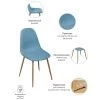 Купить Стул Comfort синий по низкой цене