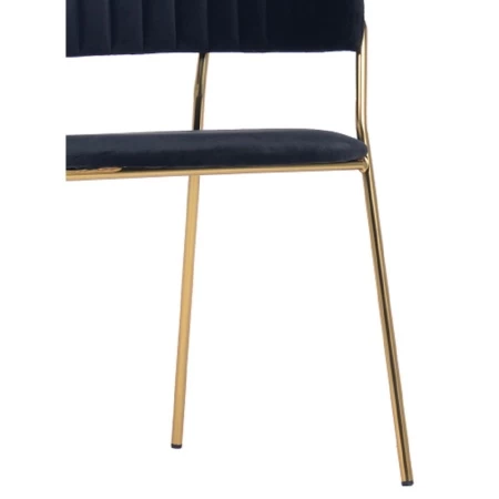 Купить Стул Turin чёрный с золотыми ножками в интернет-магазине КупиКресла.ру