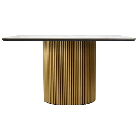 Купить Стол Festa 140x85x77см, керамогранит Calacatte gold мрамор по низкой цене