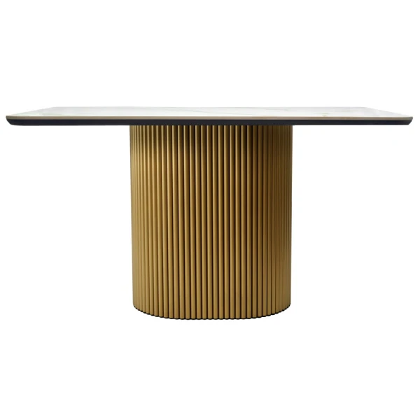 Купить Стол Festa 140x85x77см, керамогранит Calacatte gold мрамор по низкой цене