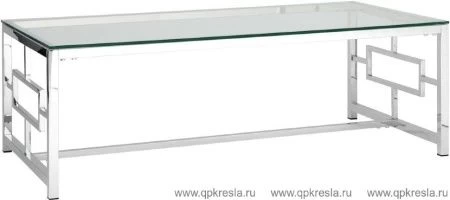 Журнальный стол 120*60 БРУКЛИН серебро