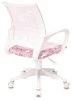 Детские компьютерные кресла - Кресло детское Бюрократ BUROKIDS 1 W розовый единороги крестов. пластик пластик белый