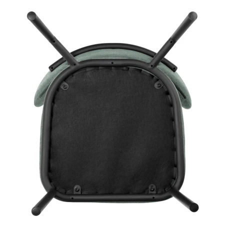 Купить Стул Lucas 2 шалфей шенилл с чёрными ножками по низкой цене