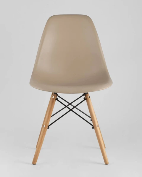 Купить Стул Eames DSW бежевый по низкой цене