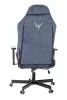 Кресла для геймеров - Кресло игровое Knight N1 Fabric синий Light-27 с подголов. крестов. металл