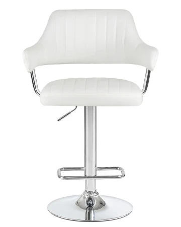 Купить Стул барный DOBRIN CHARLY, белый по выгодной цене для кафе, ресторанов и кухни
