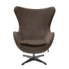 Купить Кресло EGG STYLE CHAIR латте, искусственная замша FR 0647 по низкой цене