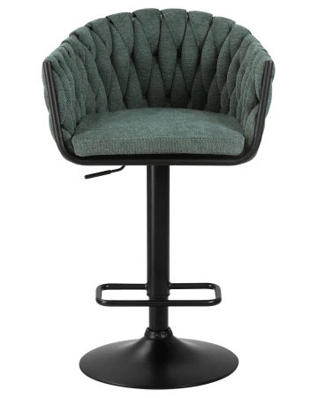 Купить Стул барный DOBRIN LEON, зеленая ткань (LAR 275-23) по выгодной цене для кафе, ресторанов и кухни