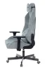 Кресло игровое Knight N1 Fabric серо-голубой Light-28 с подголов. крестов. металл