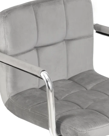 Офисные кресла - Офисное кресло для персонала DOBRIN TERRY, серый велюр (MJ9-75)