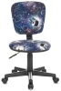Детские компьютерные кресла - Кресло детское Бюрократ CH-204NX синий космопузики крестовина пластик