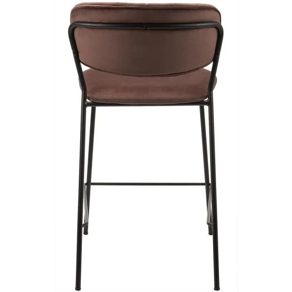 Стул полубарный Carol терракотовый для кафе, ресторанов и кухни