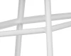 Купить Стул барный DOBRIN FRANK, белый по выгодной цене для кафе, ресторанов и кухни
