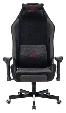 Кресла для геймеров - Кресло игровое Zombie EPIC PRO Edition черный текстиль/эко.кожа с подголов. крестов. металл