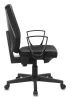 Офисные кресла - Кресло Бюрократ CH-545 черный 38-418 крестовина пластик
