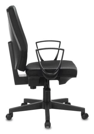 Офисные кресла - Кресло Бюрократ CH-545 черный 38-418 крестовина пластик