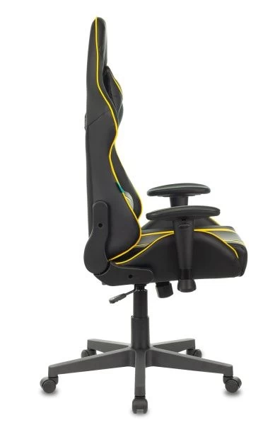 Кресло игровое Zombie A4 черный/желтый искусственная кожа с подголов. крестовина пластик | Купить в КупиКресла.ру