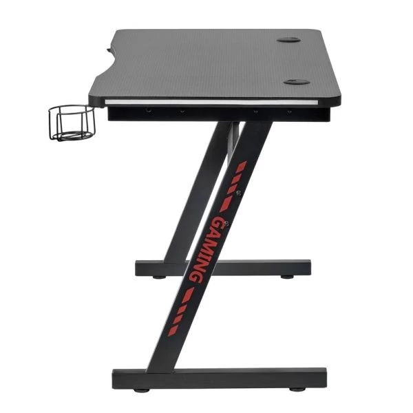 Купить Компьютерный геймерский стол Epic glow 120х60х75см с LED подсветкой, подстаканником, крючком для наушников по низкой цене