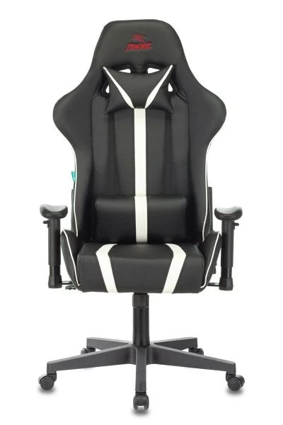 Кресло игровое Zombie A4 черный/белый искусственная кожа с подголов. крестовина пластик | Купить в КупиКресла.ру