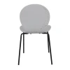 Купить Комплект из 4-х стульев Wave серый с черными ножками в интернет-магазине КупиКресла.ру