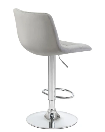 Купить Стул барный DOBRIN TAILOR, серый велюр (MJ9-75) по выгодной цене для кафе, ресторанов и кухни