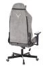 Кресла для геймеров - Кресло игровое Knight N1 Fabric серый Light-19 с подголов. крестов. металл