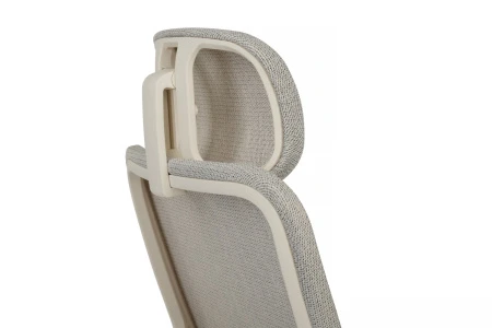 Эргономичные кресла - Кресло Antler EAN-001AW Белый пластик/Светло-бежевый