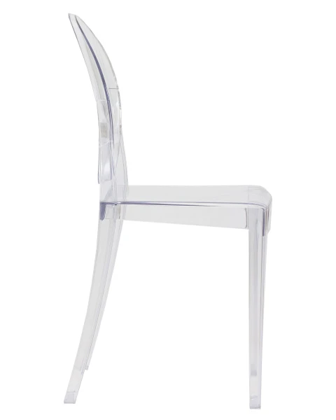 Купить Стул обеденный DOBRIN VICTORIA GHOST, цвет прозрачный по низкой цене