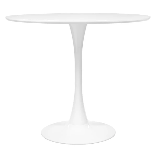 Купить Стол Tulip диам. 90см, белый по низкой цене