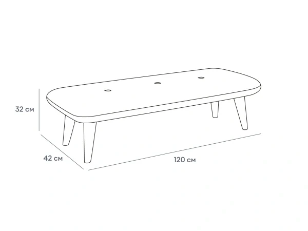 Купить Банкетка Loa по низкой цене