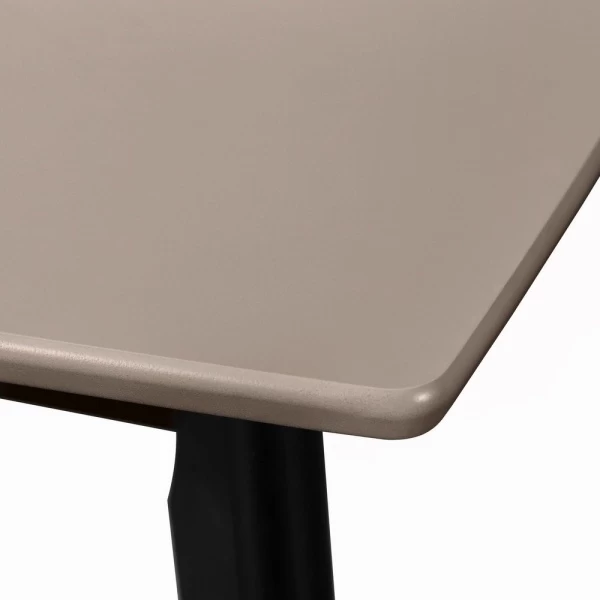 Купить Стол Marcel 80x80х76см, Кофе, чёрный по низкой цене