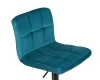 Стул барный DOMINIC (цвет морской волны велюр (MJ9-99))