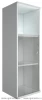 Шкаф средний узкий левый А.СУ-2.2