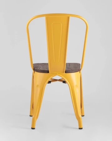 Купить Стул TOLIX WOOD желтый по низкой цене