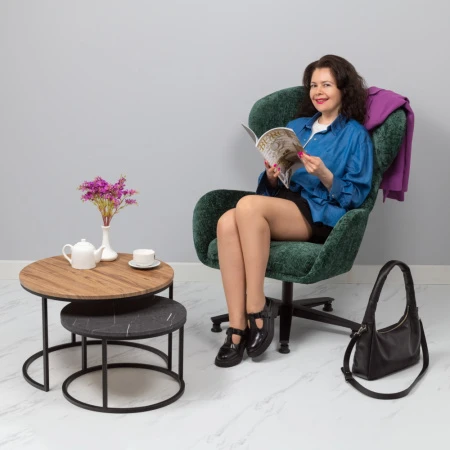 Купить Кресло Teddy терракотовый шенилл по низкой цене