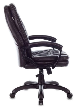 Кресла руководителя - Кресло руководителя Бюрократ CH-868N темно-коричневый NE-15 эко.кожа крестовина пластик