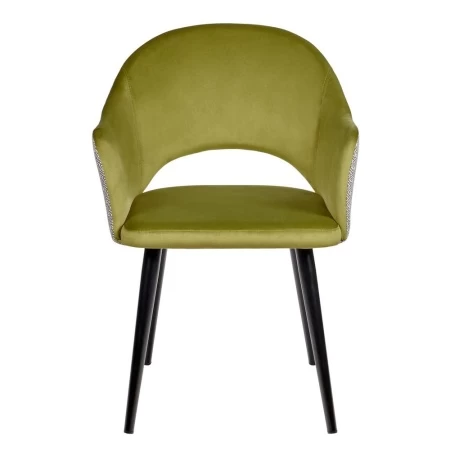 Купить Стул Bruno ярко-зеленый с жаккардом в интернет-магазине КупиКресла.ру