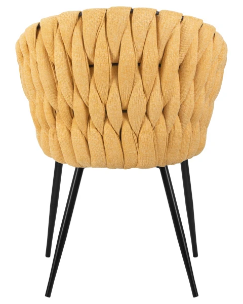 Купить Стул обеденный DOBRIN MATILDA, жёлтая ткань (LAR 275-8) по низкой цене