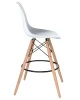 Купить Набор 2 шт Стул барный DOBRIN DSW BAR, ножки светлый бук, цвет сиденья белый (W-02) в интернет-магазине КупиКресла.ру