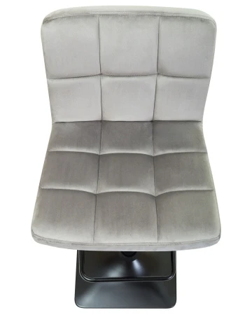 Купить Стул барный DOBRIN DOMINIC, серый велюр (MJ9-75) по выгодной цене для кафе, ресторанов и кухни