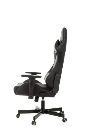 Кресло игровое Knight ARMOR черный ромбик эко.кожа с подголов. крестов. металл