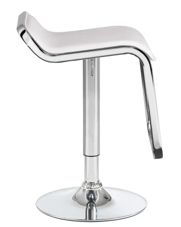 Купить Стул барный DOBRIN CRACK, белый по выгодной цене для кафе, ресторанов и кухни