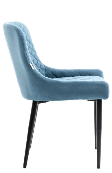 Купить Стул обеденный Everprof Ray Ткань Голубой по низкой цене