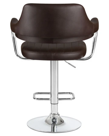 Купить Стул барный DOBRIN CHARLY, коричневый по выгодной цене для кафе, ресторанов и кухни