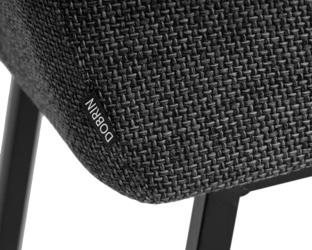 Купить Стул барный DOBRIN LUCAS, серая ткань (F-22) по выгодной цене для кафе, ресторанов и кухни