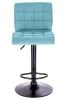 Купить Барный стул Everprof Richy Ткань Бирюзовый по выгодной цене для кафе, ресторанов и кухни