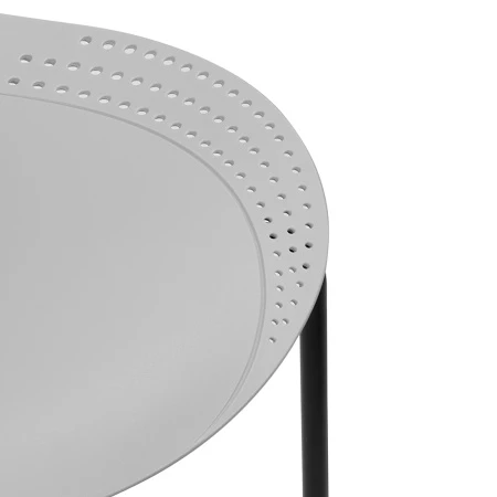 Купить Стул Wave серый с черными ножками по низкой цене