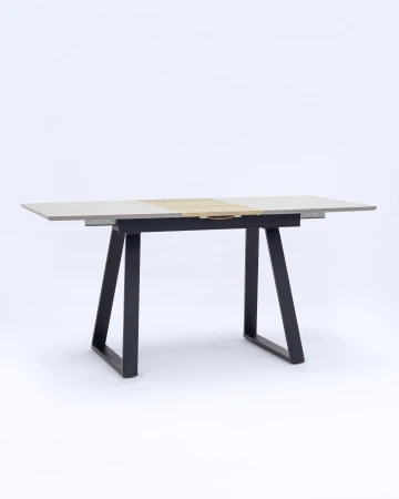 Купить Стол обеденный Детройт раскладной 120-160*80 серый по низкой цене