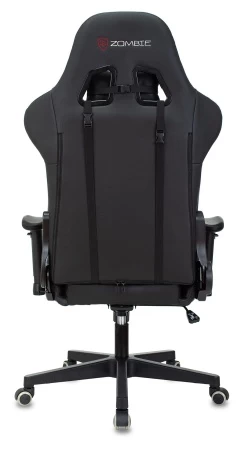 Кресло игровое Zombie Formula черный/карбон эко.кожа крестов. пластик черный