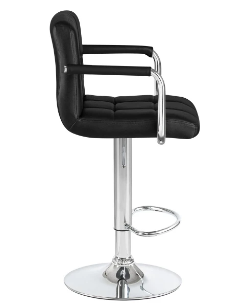 Купить Набор 2 шт Стул барный DOBRIN KRUGER ARM, чёрный по низкой цене